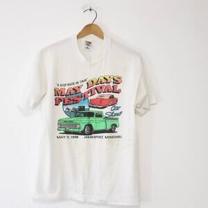 Vintage May Days Festival Car Show Missouri T Shirt Large